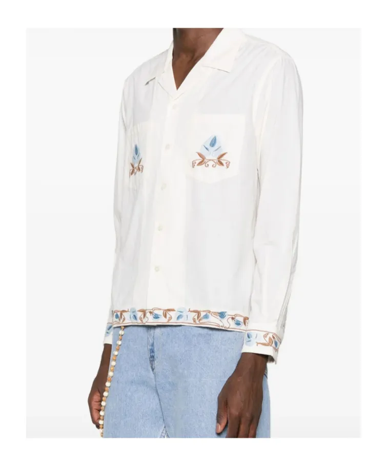 Noveau Vine Embroidered Shirt