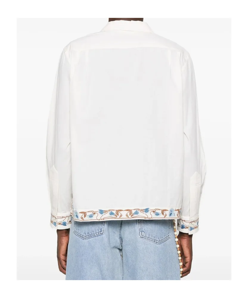 Noveau Vine Embroidered Shirt