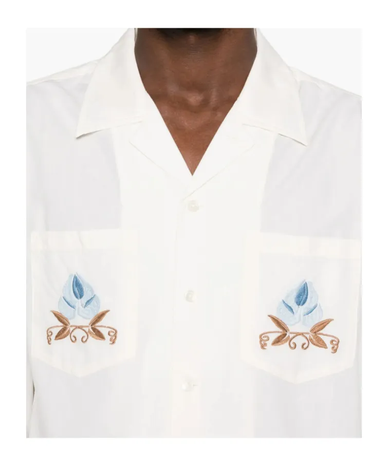 Noveau Vine Embroidered Shirt