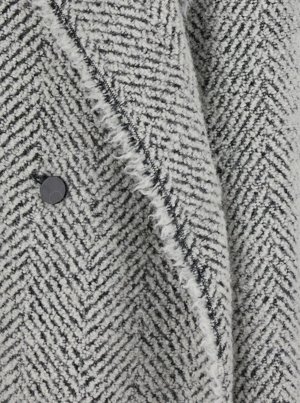 Herringbone Bouclé Coat