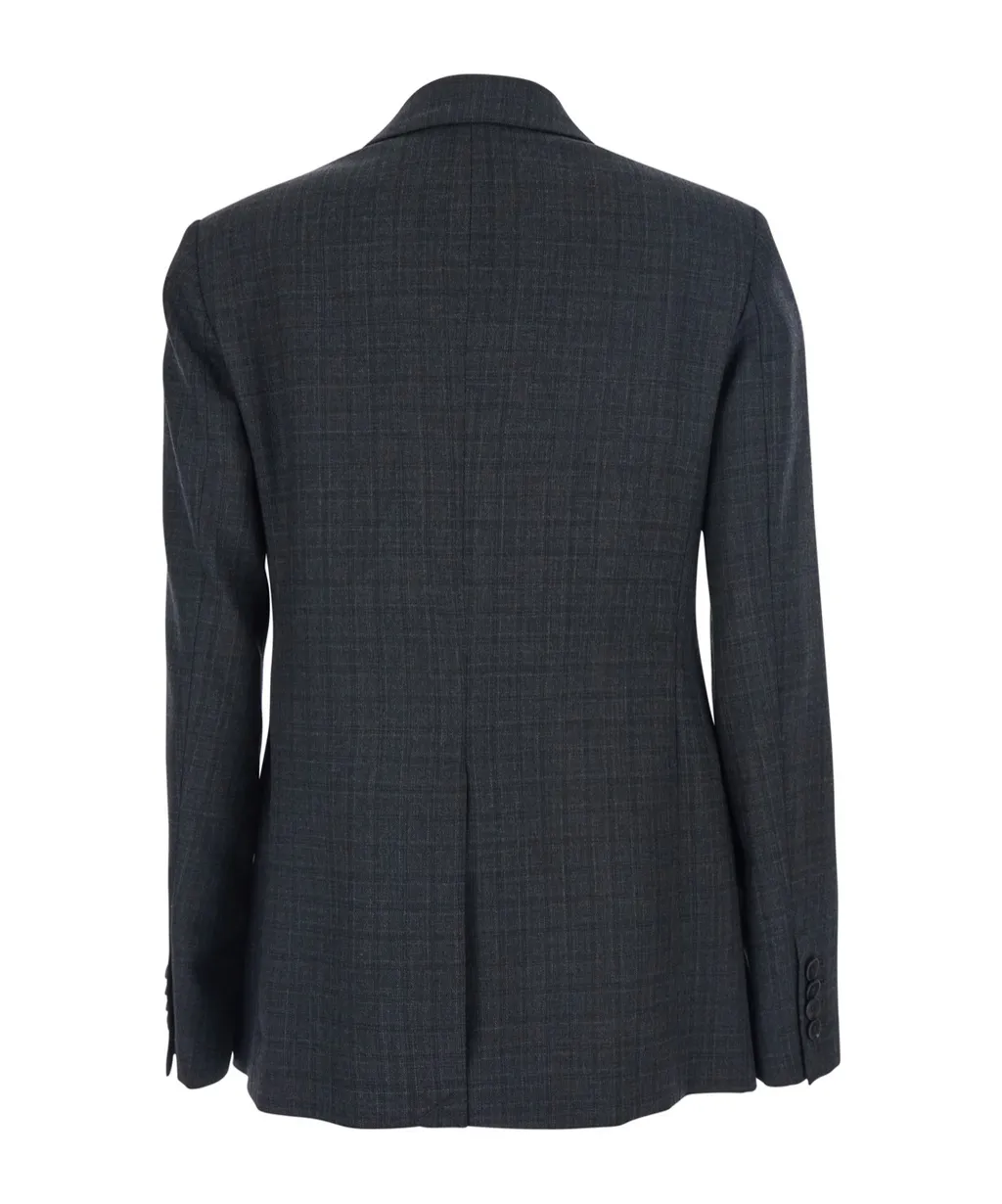 Long-Sleeved Suit Jacket