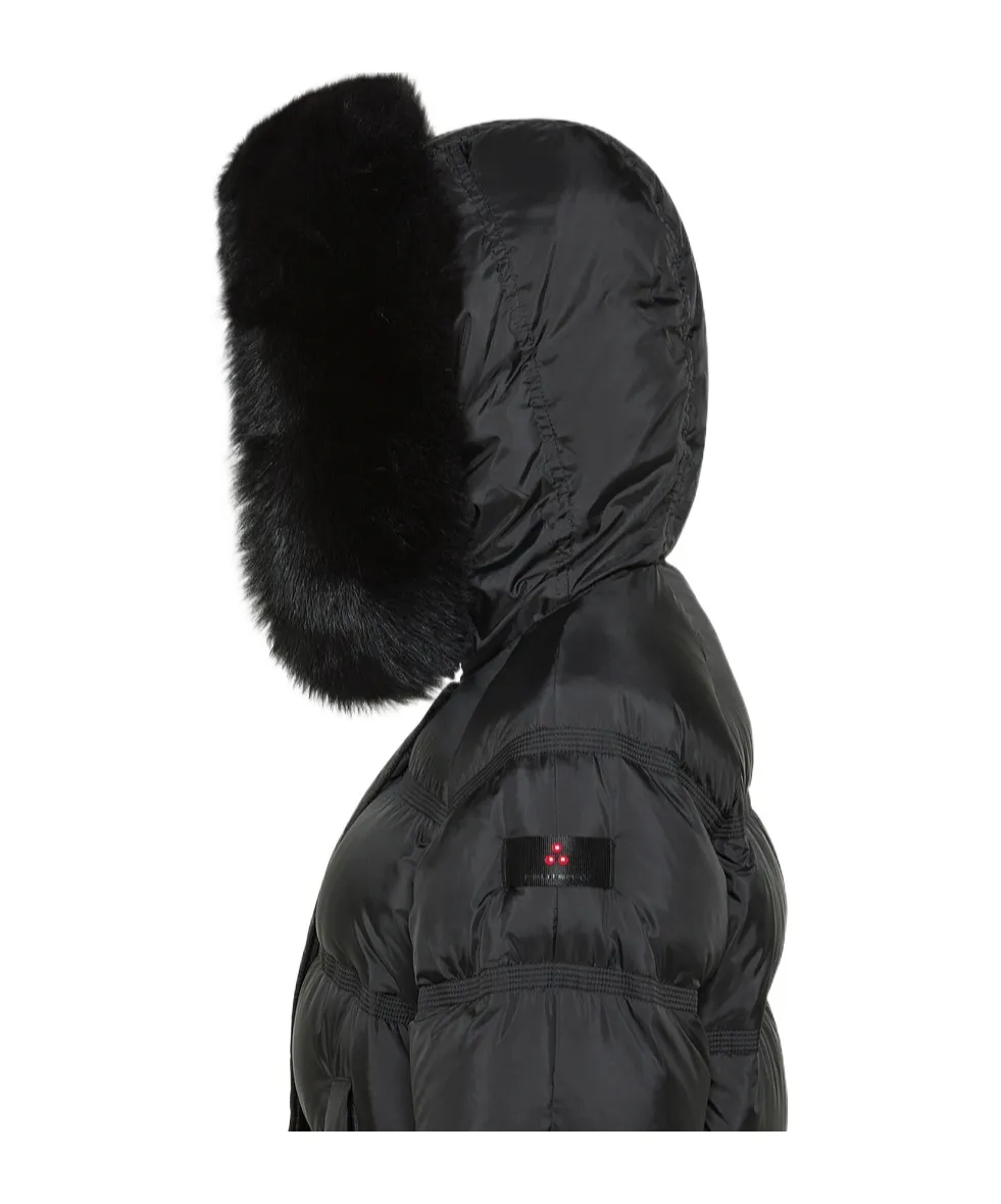 Puffer Jacket With Fur Trim