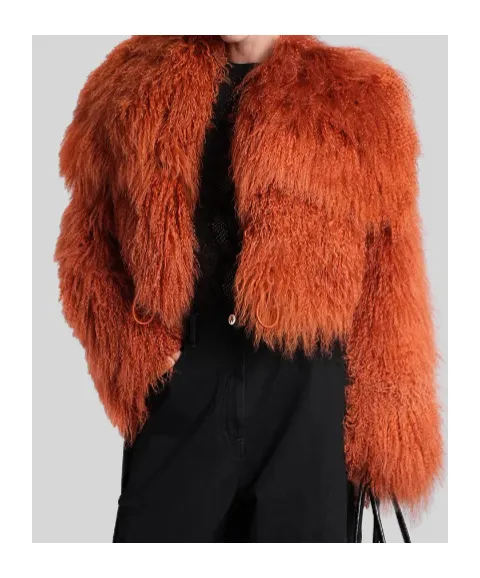 Long-Sleeved Fur Jacket