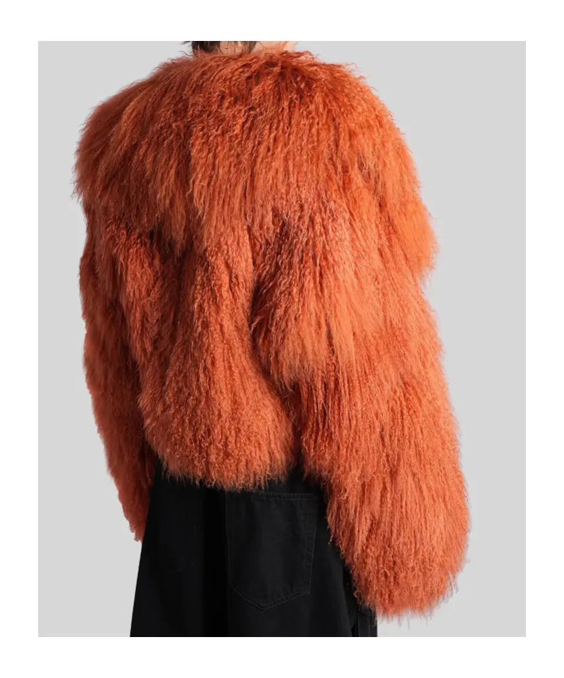 Long-Sleeved Fur Jacket
