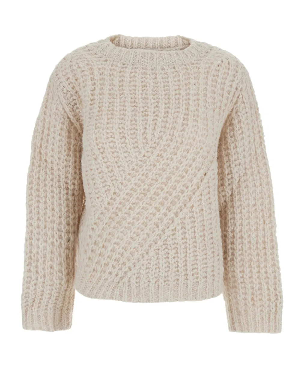 Crewneck Wool-Blend Sweater