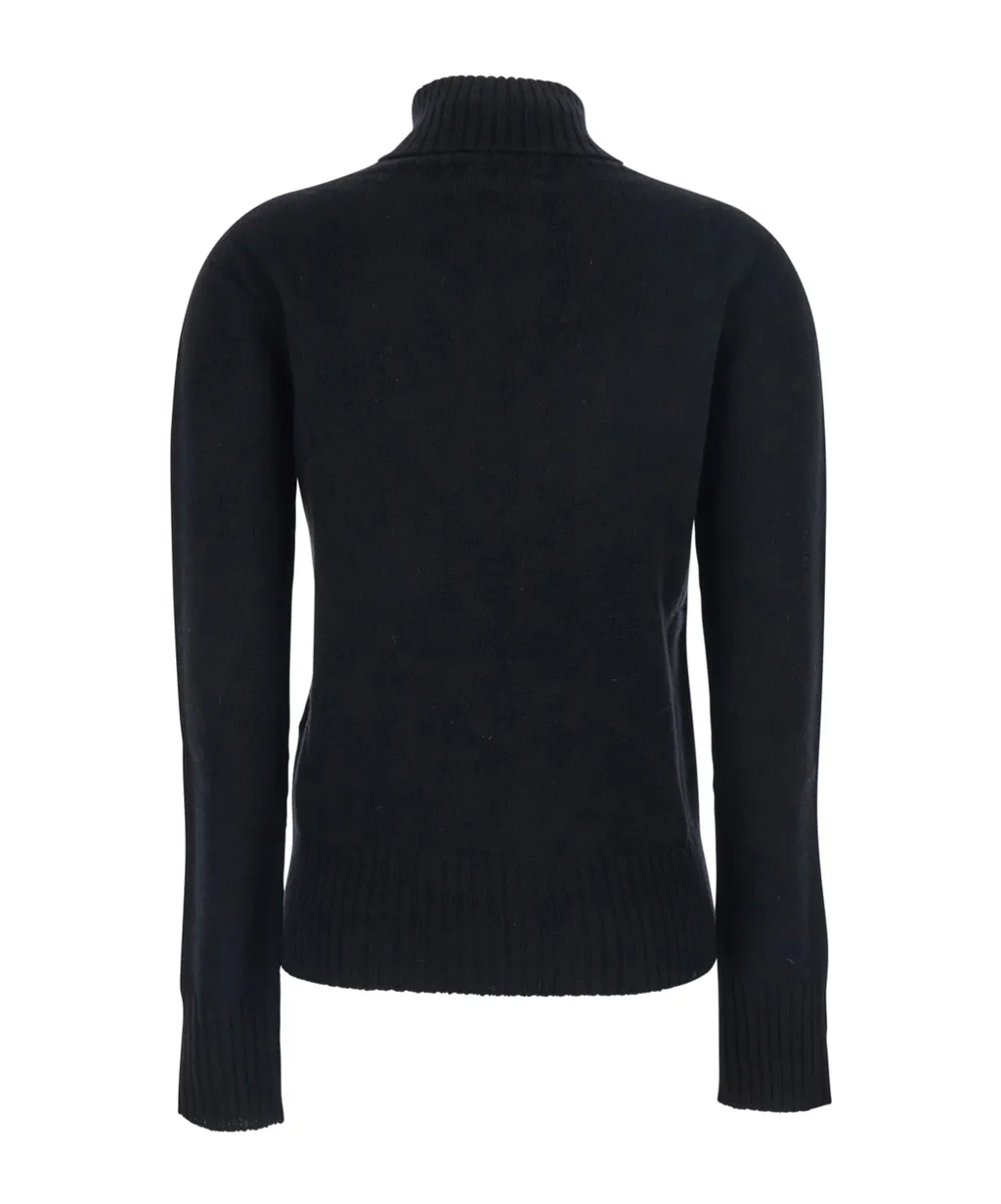 Ribbed Turtleneck Sweater