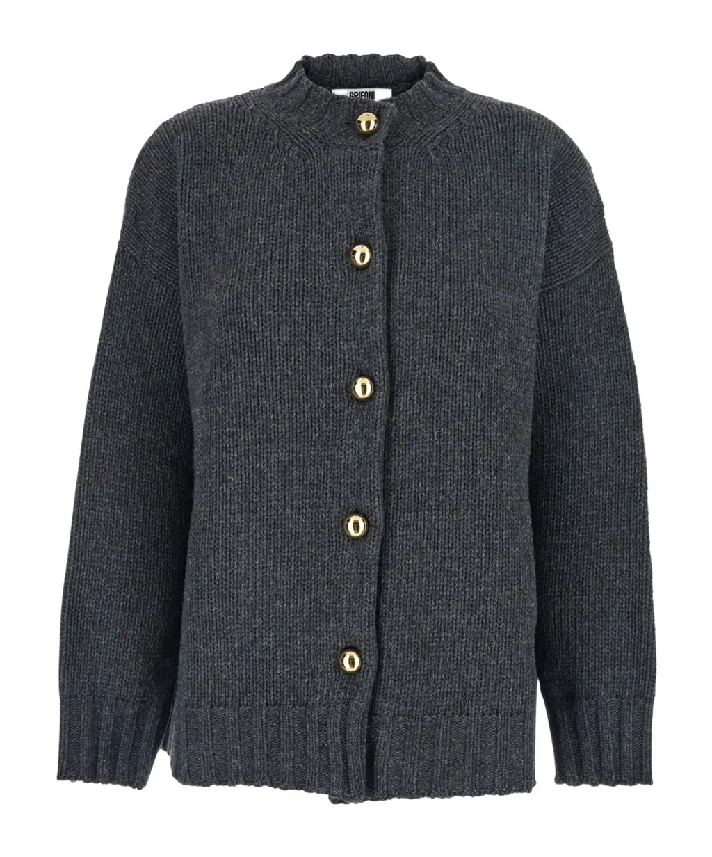 Long-Sleeved Cardigan Sweater