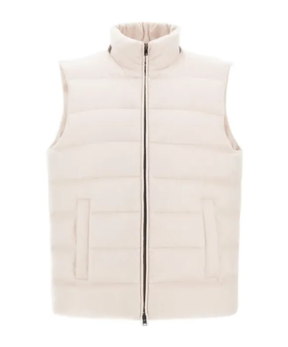Zip-Up Quilted Vest
