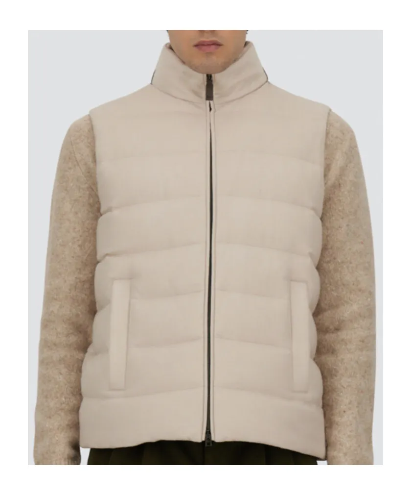 Zip-Up Quilted Vest