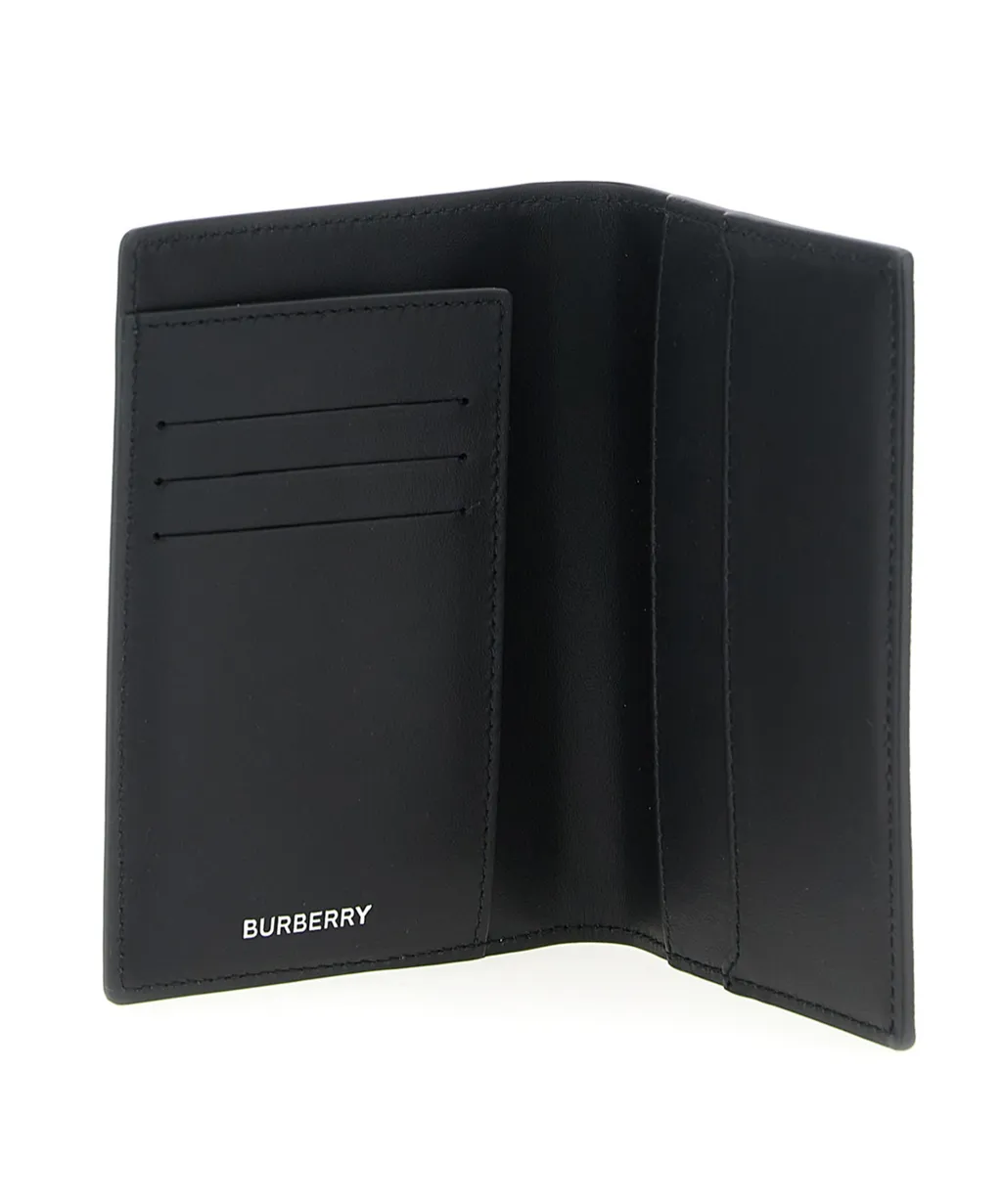 Checked Bi-Fold Passport Holder