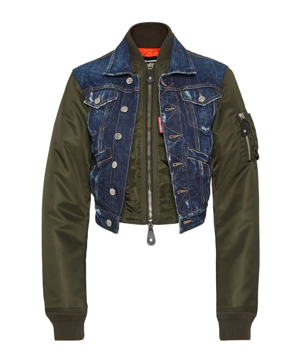 Dark Aviator Hybrid Jean Jacket