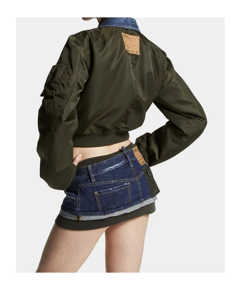 Dark Aviator Hybrid Jean Jacket