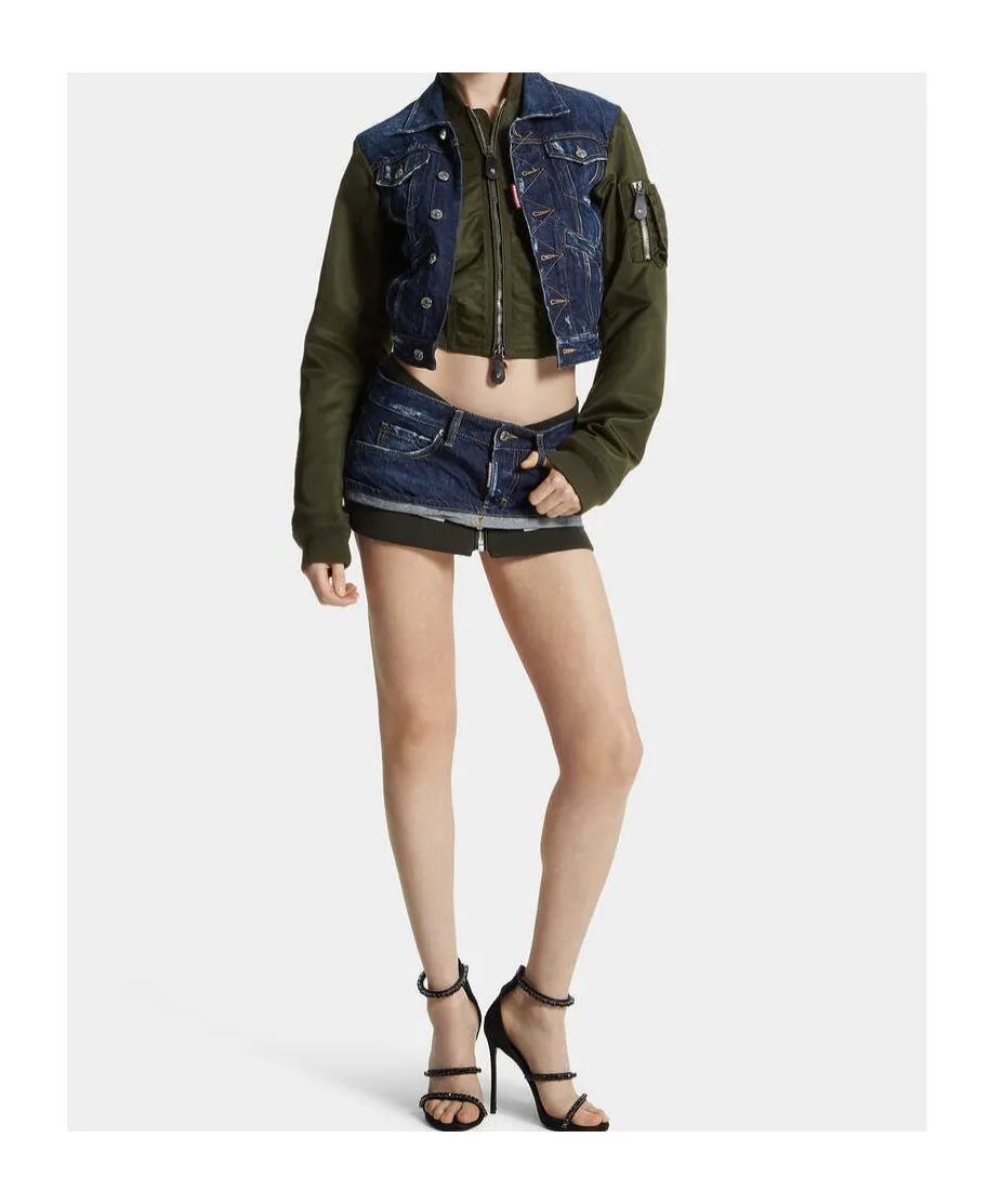 Dark Aviator Hybrid Jean Jacket