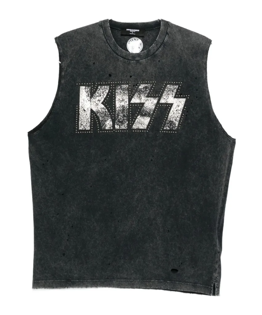 X Kiss Studded Tank Top