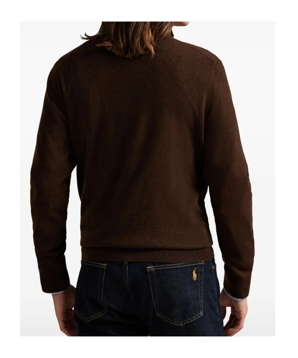 Half-Zip Polo Bear Sweater