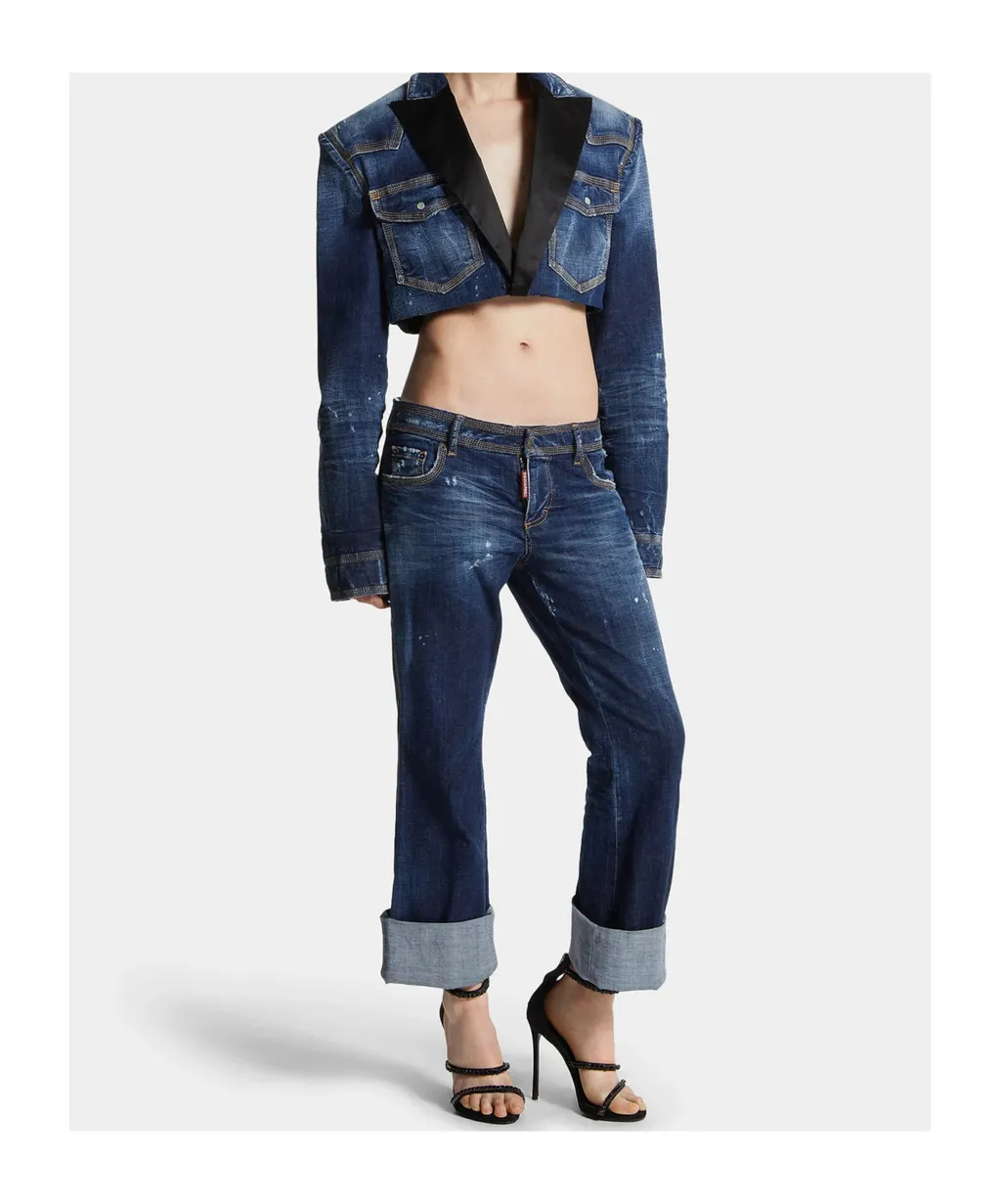 Dark Clean Wash Jenna Flare Jeans