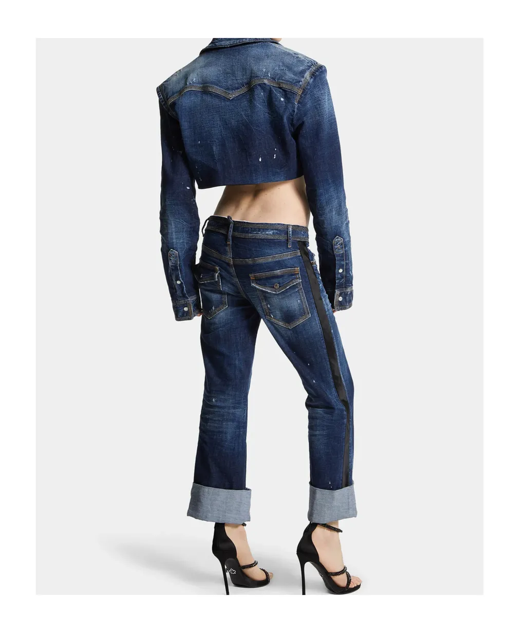 Dark Clean Wash Jenna Flare Jeans