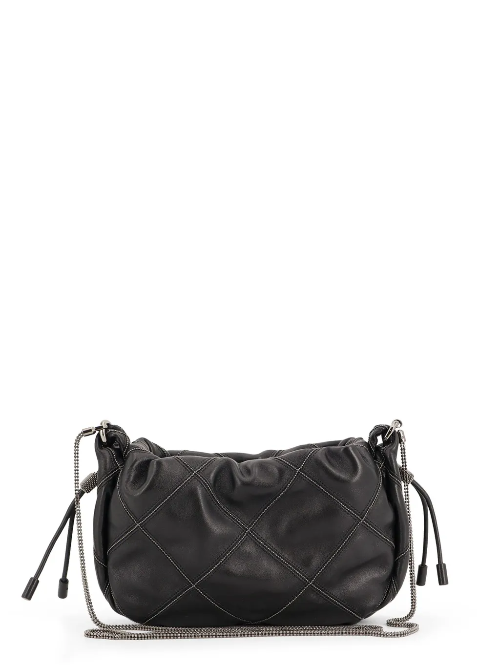 Quilted Drawstring Bucket Bag