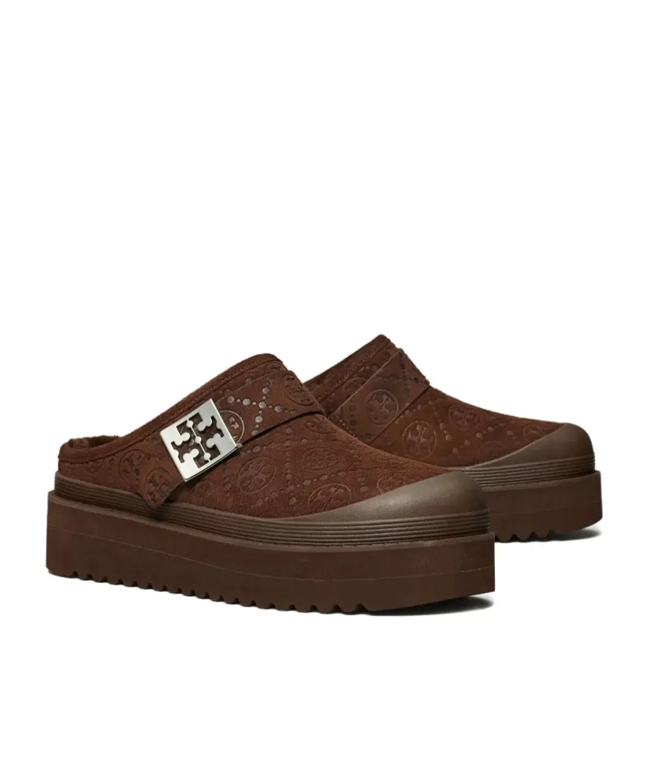 Mellow Shearling Platform Mules