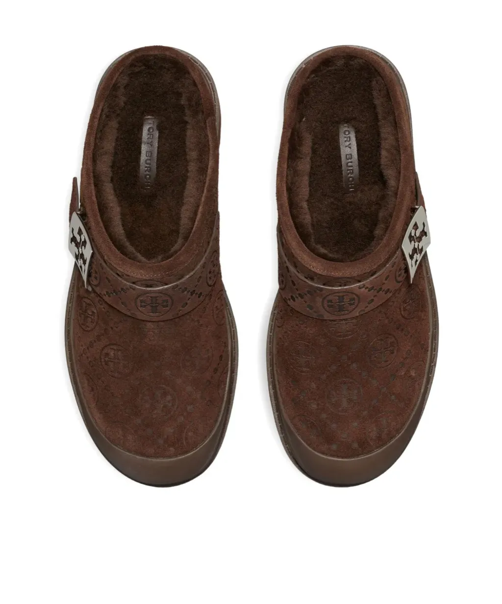 Mellow Shearling Platform Mules