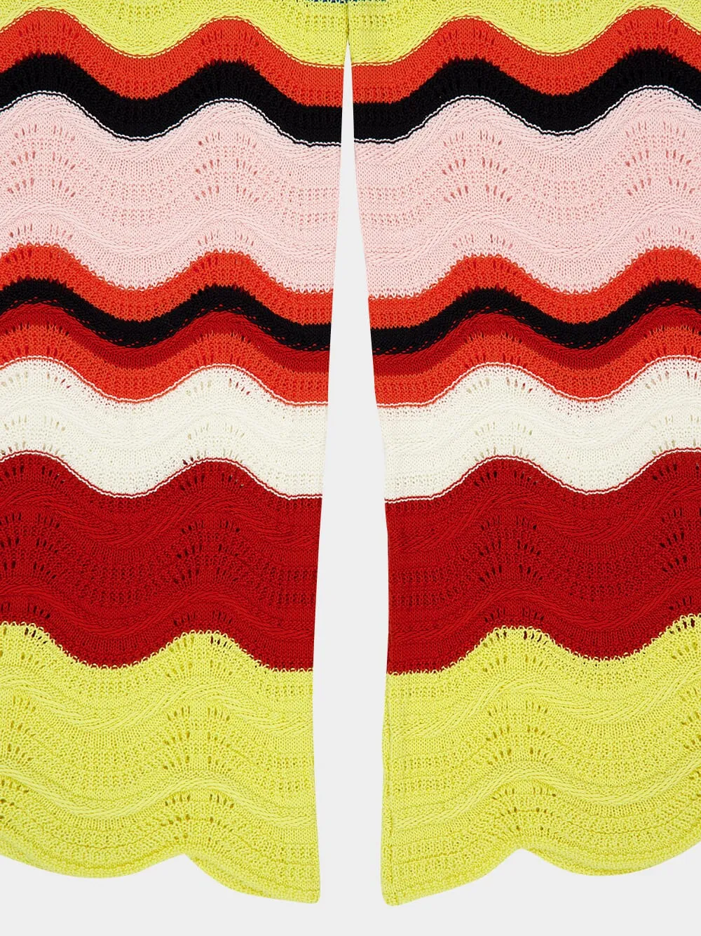Chevron-Knit Trousers