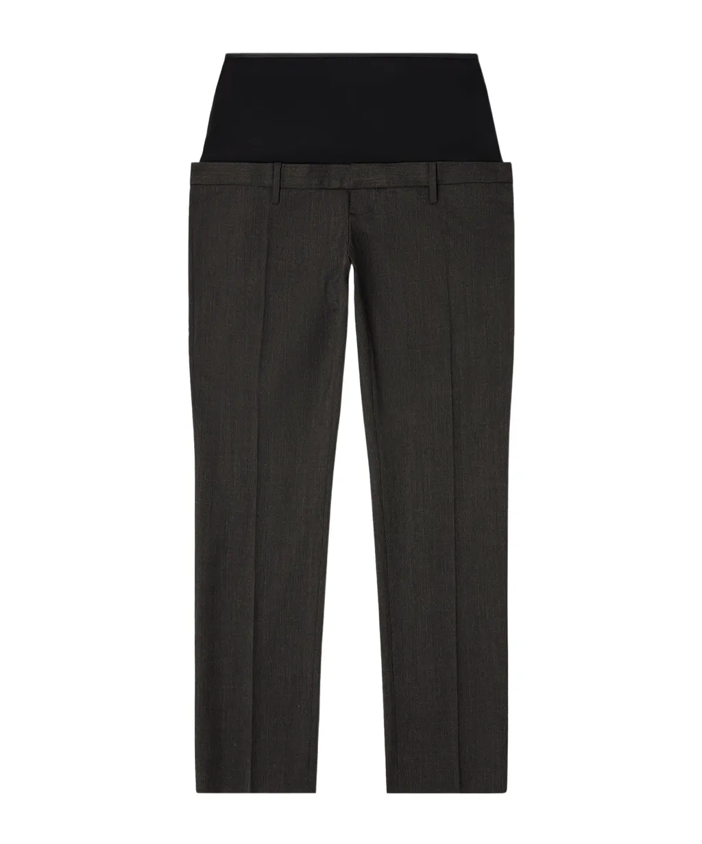 High-Waisted Casual Pants