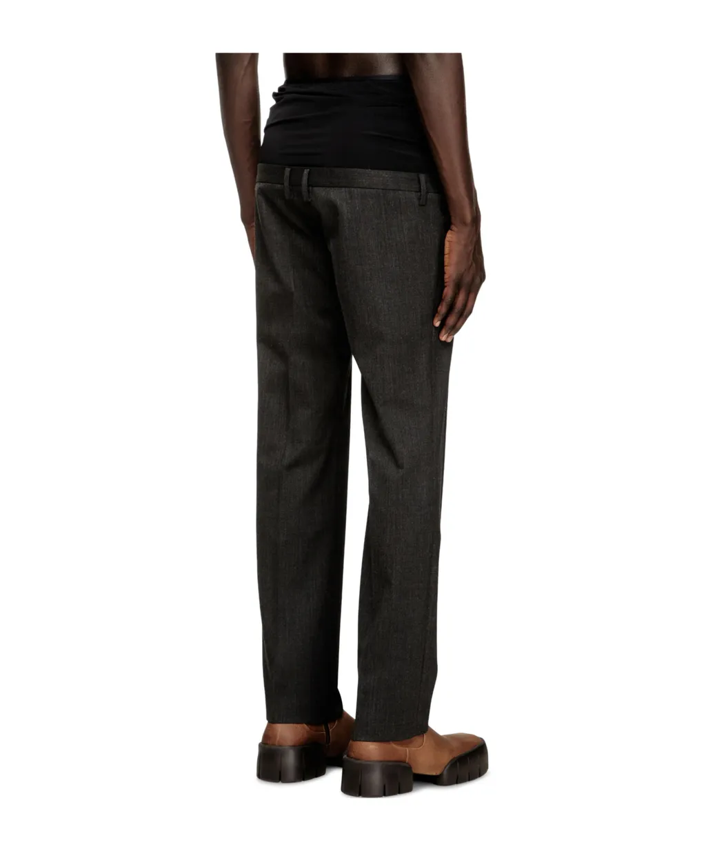 High-Waisted Casual Pants