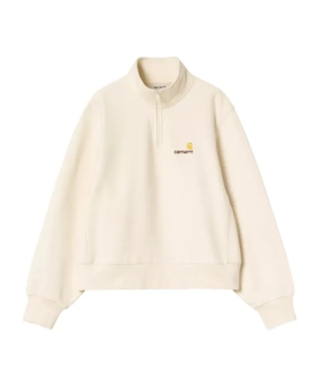 W' American Script High Neck Sweatshirt