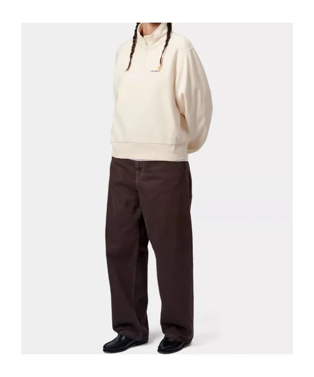 W' American Script High Neck Sweatshirt