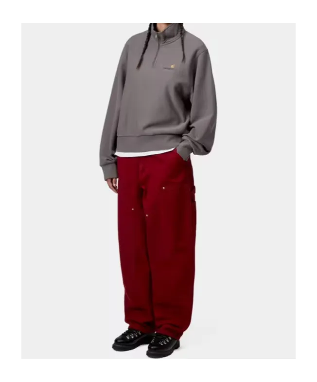 W' American Script High Neck Sweatshirt
