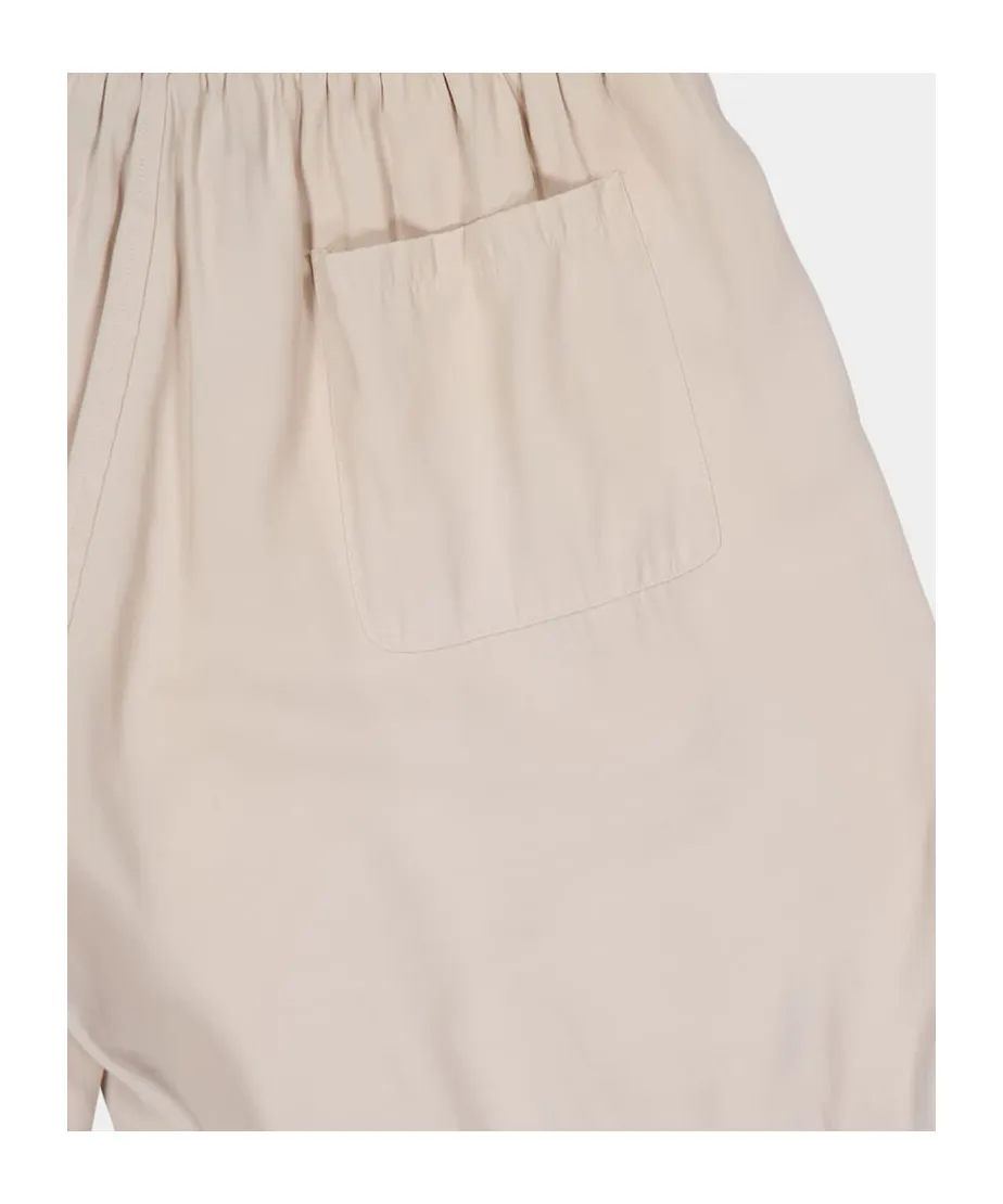 Hollywood-Motif Drawstring Shorts