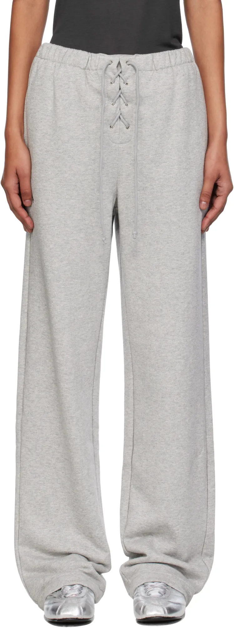 Lace-Up Sweatpants