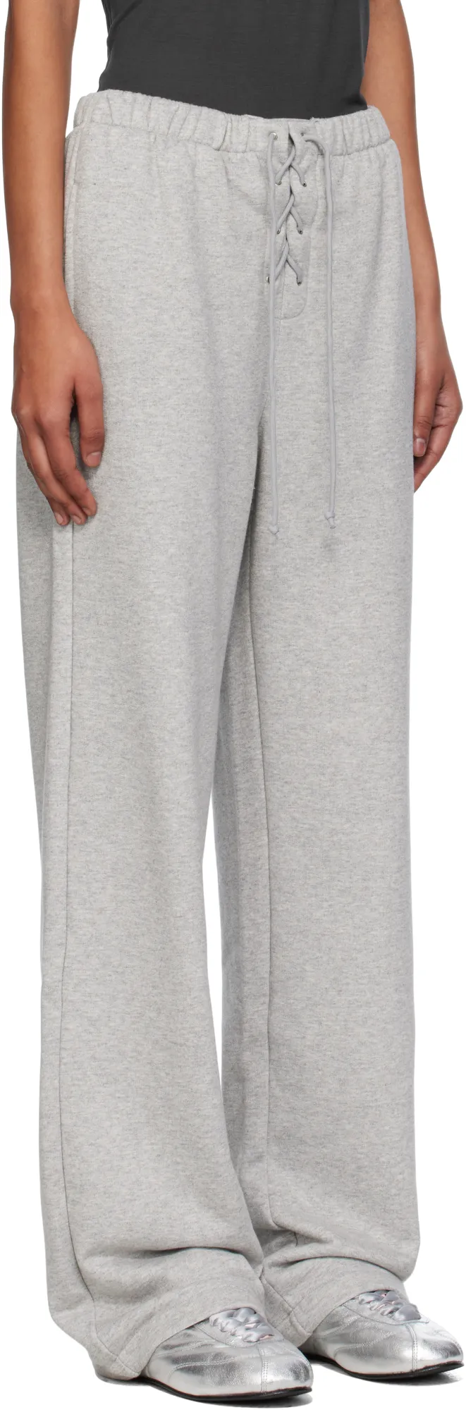 Lace-Up Sweatpants