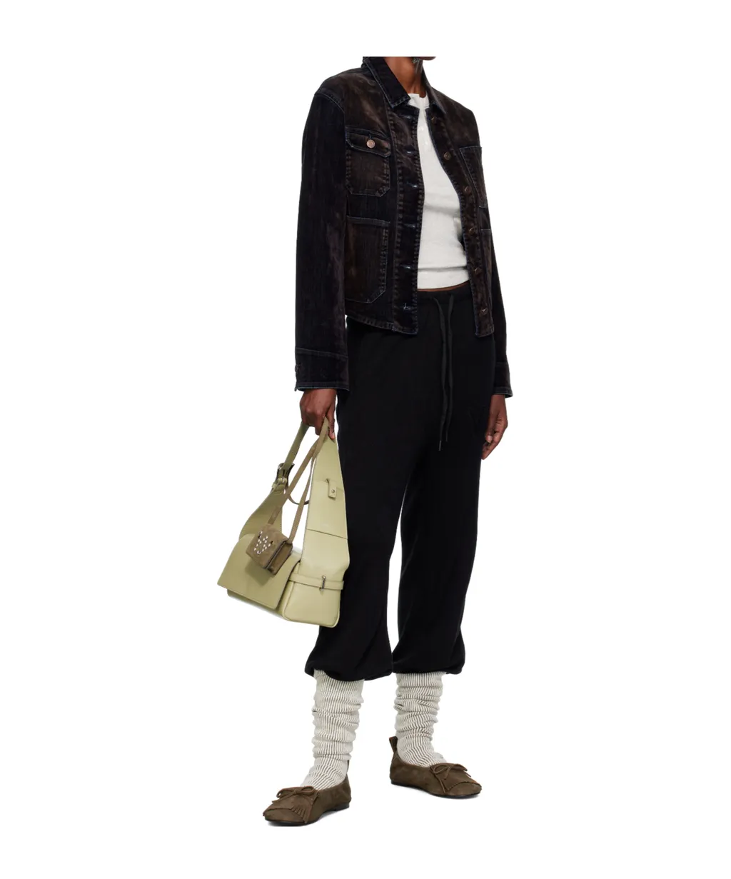 Layered Knee-High Socks Lounge Pants