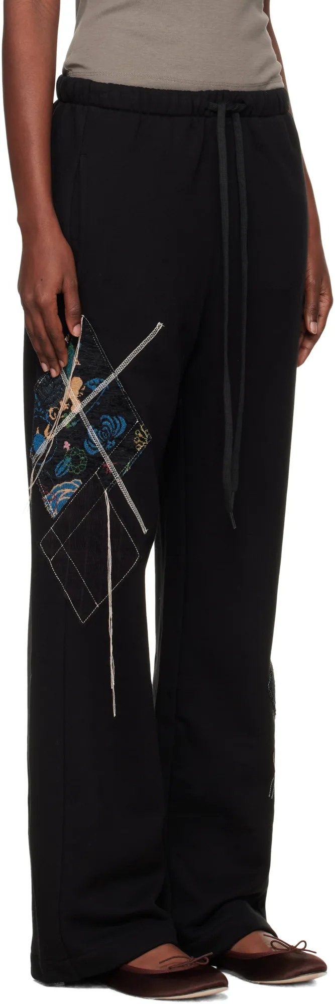 Argyle Patched Trousers
