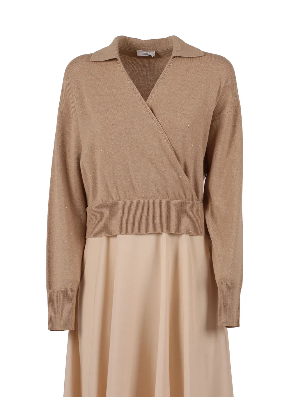 V-Neck Midi Dress