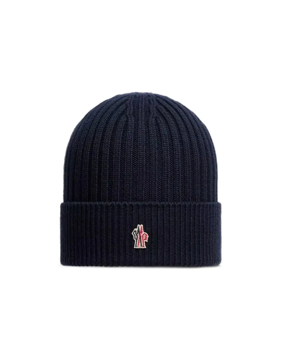 Logo Patch Knitted Beanie