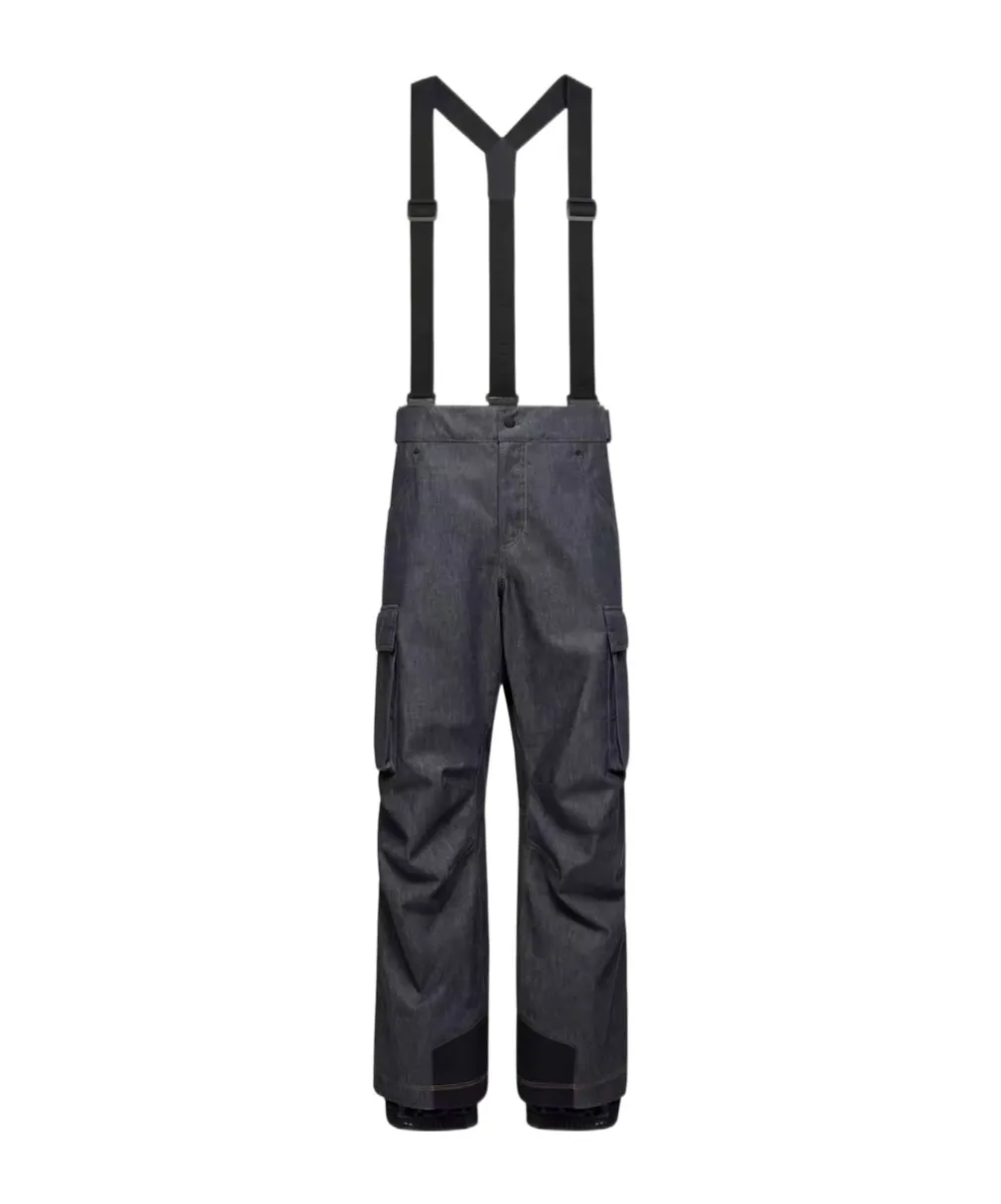 Padded Denim Ski Pants