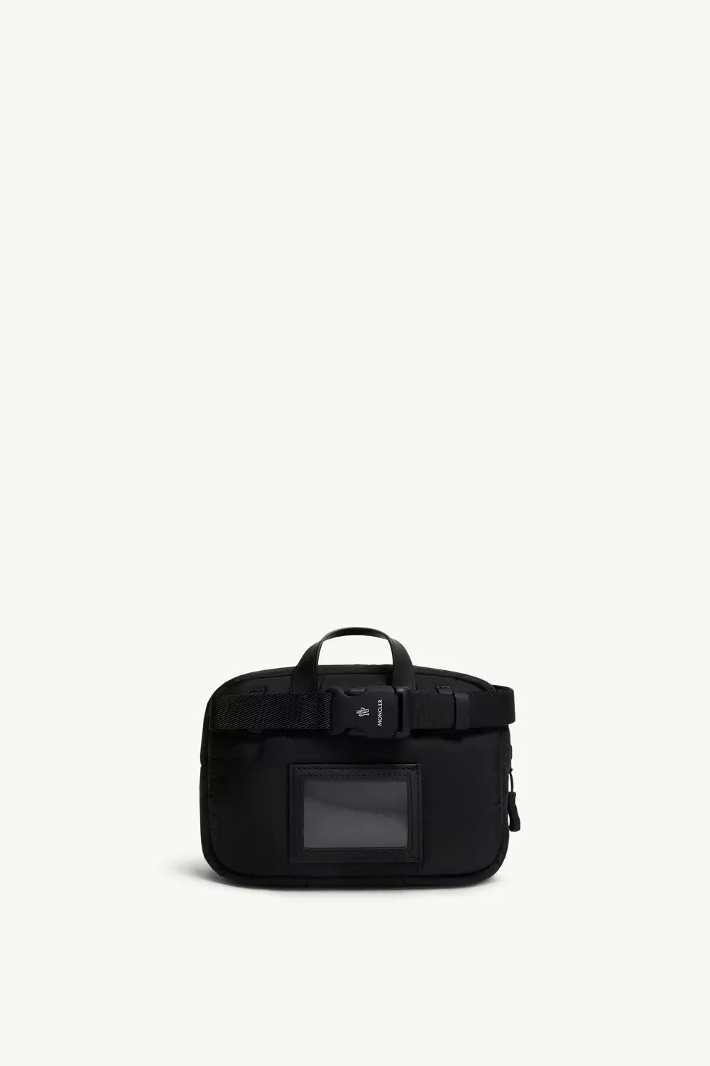 Logo Patch Zip-Up Shoulder Bag