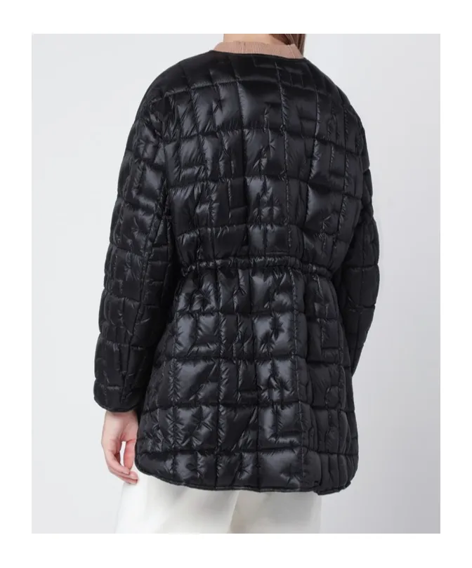 Zippered Quilted Down Jacket