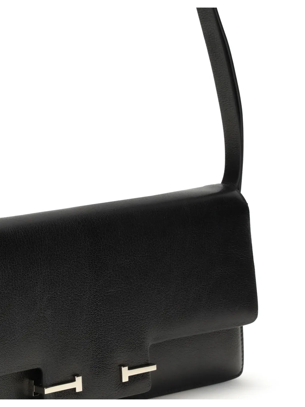 Supple Logo Buckled Shoulder Bag