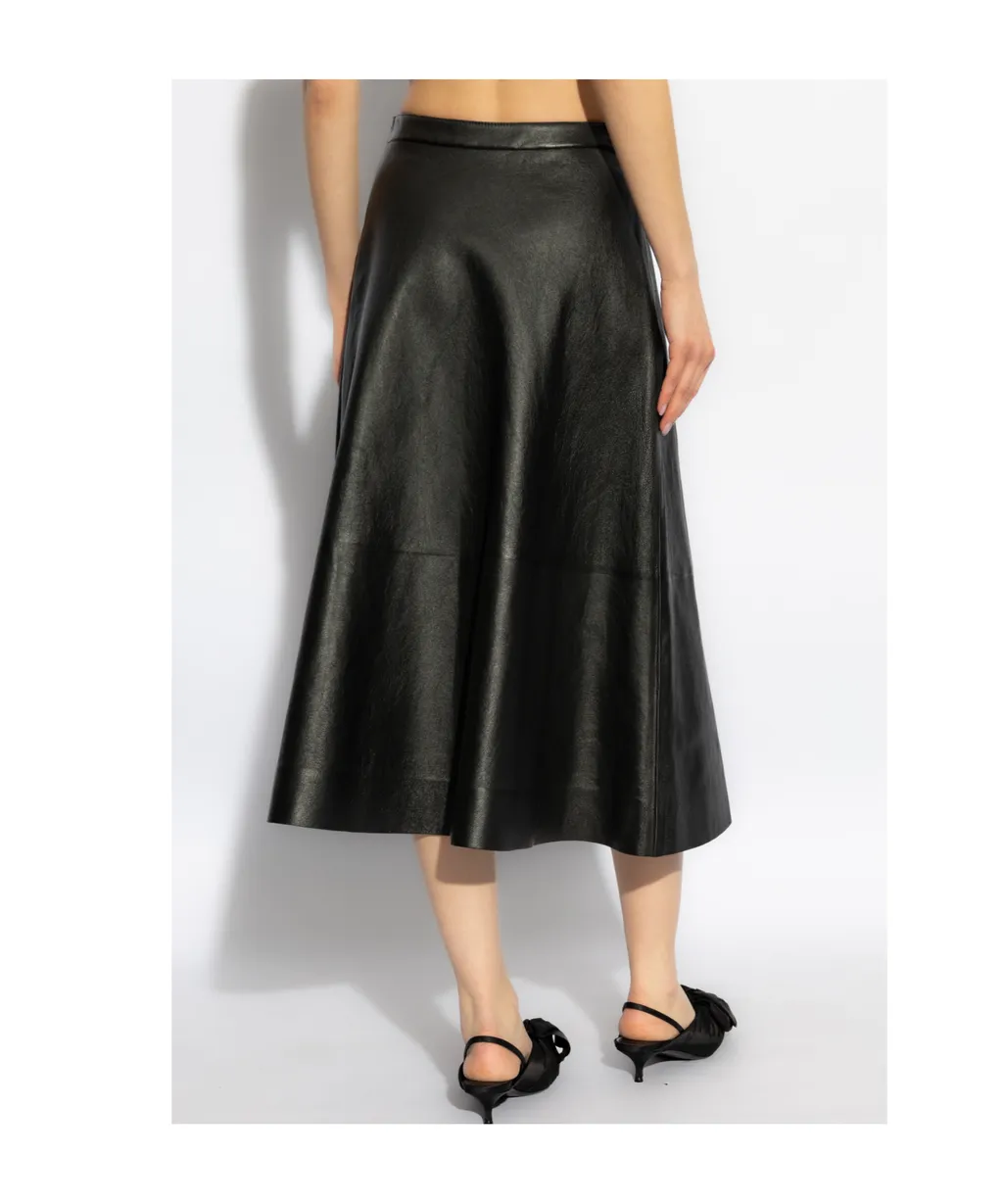 A-Line Draped Skirt