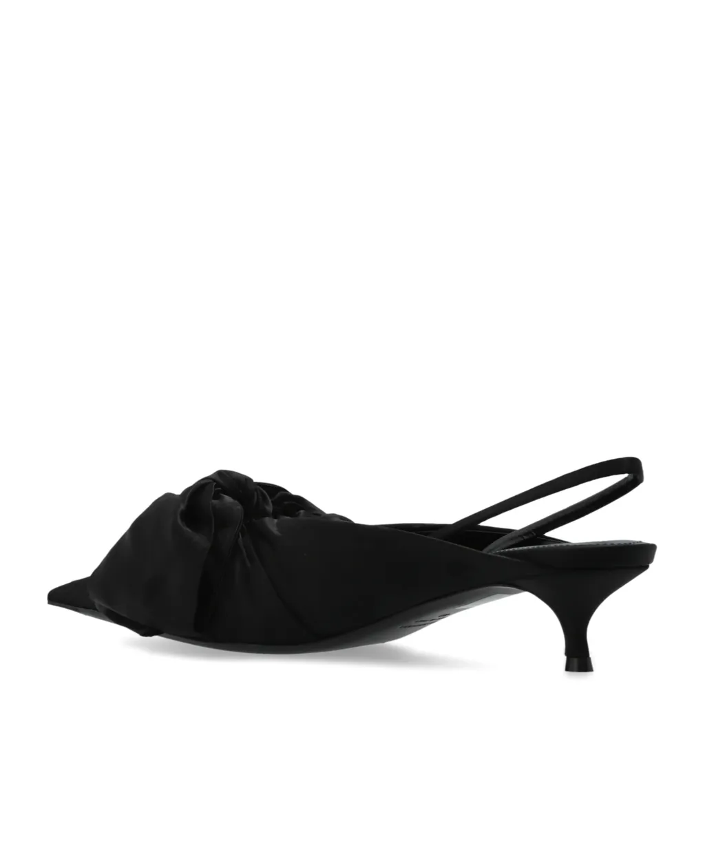 Knife Slingback Pumps