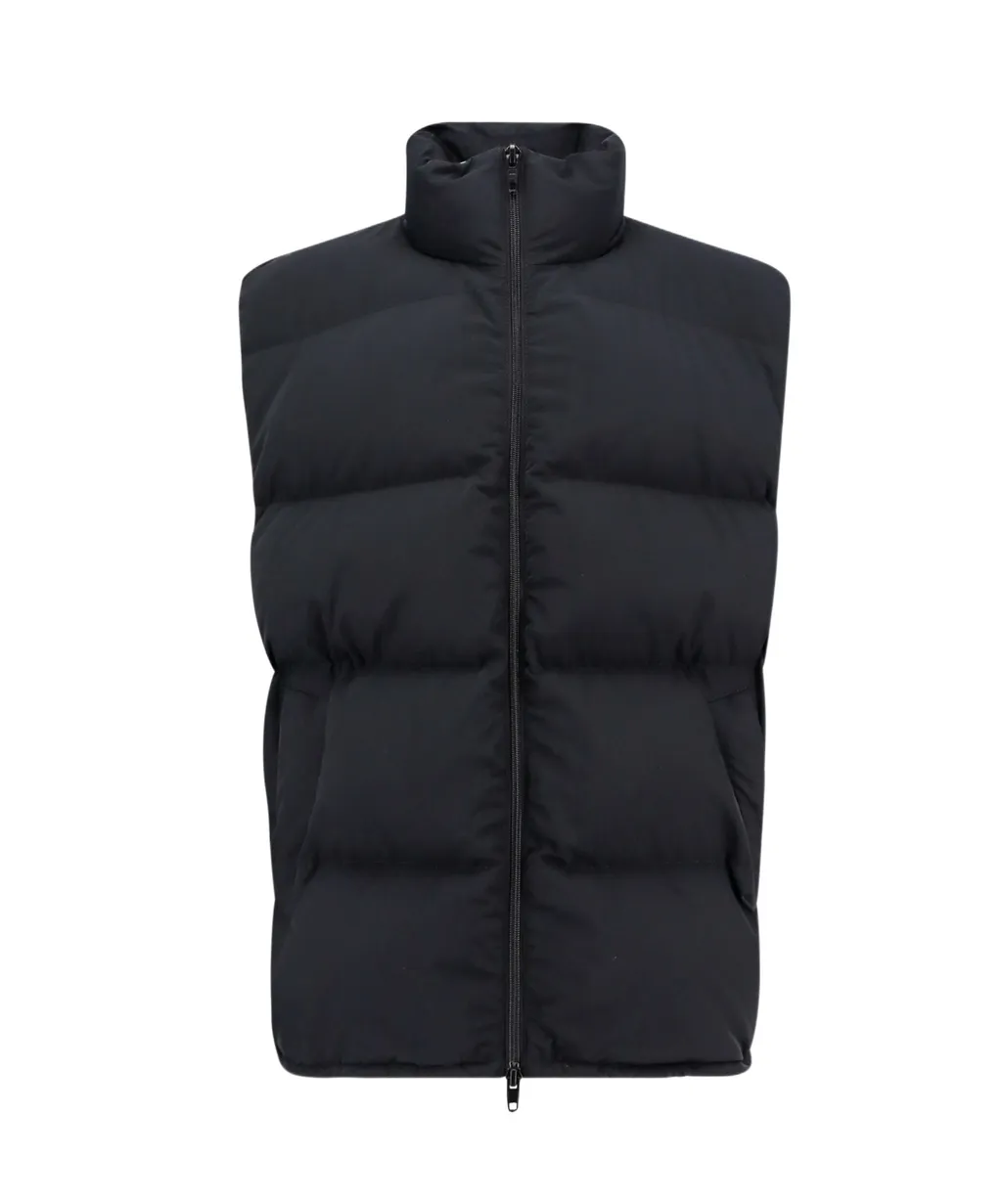 Logo Printed Puffer Vest