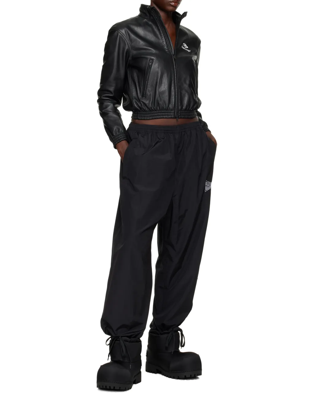 Elastic Waist Casual Pants