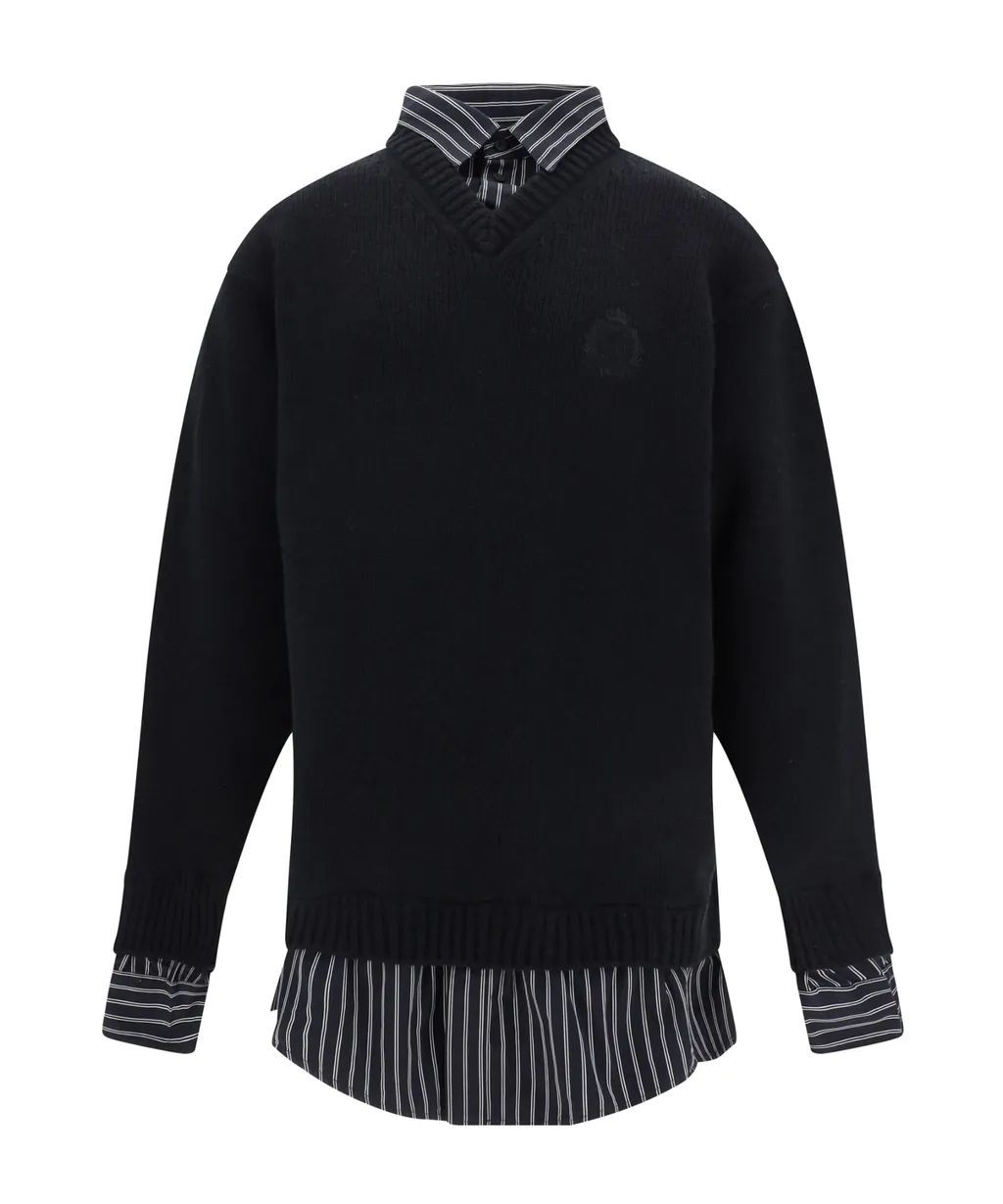 Layered Knit Sweater