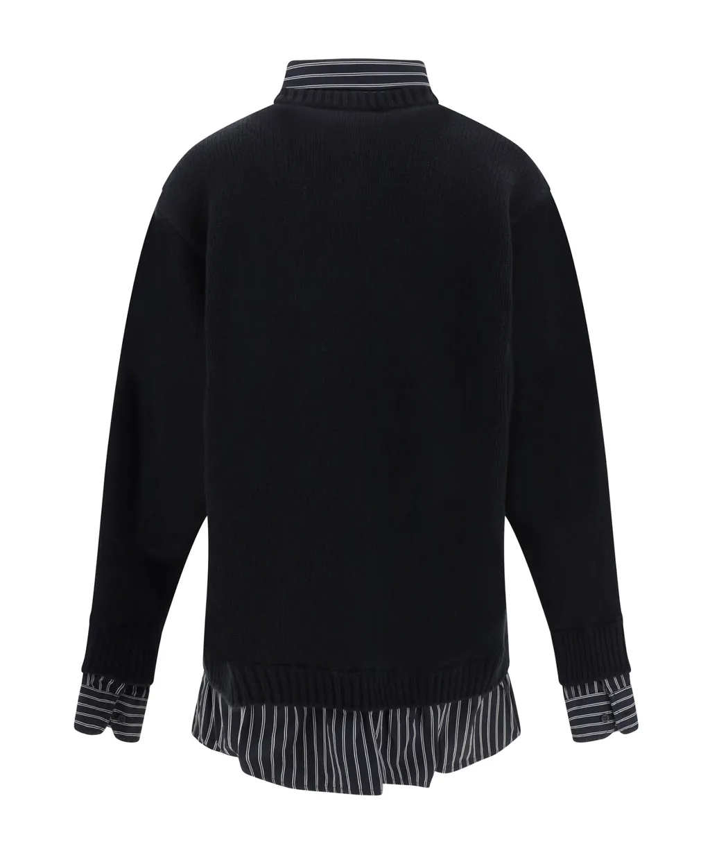 Layered Knit Sweater