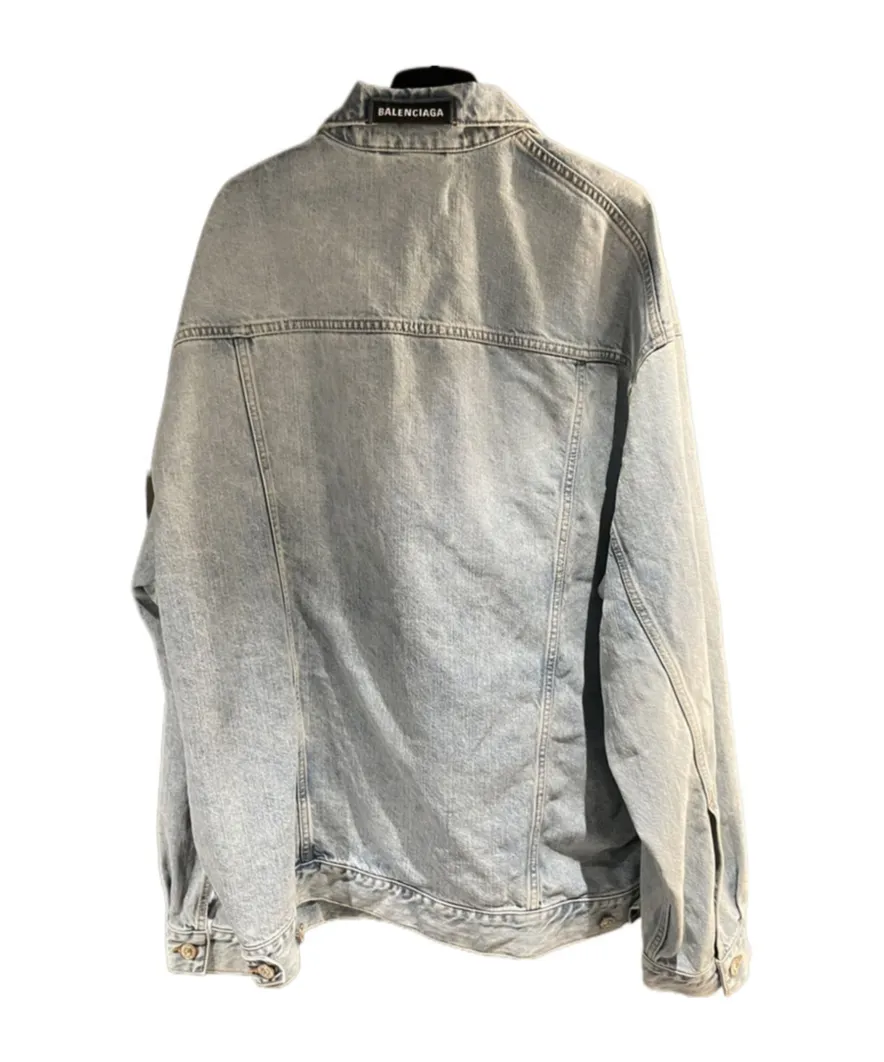 Vintage Effect Denim Jacket