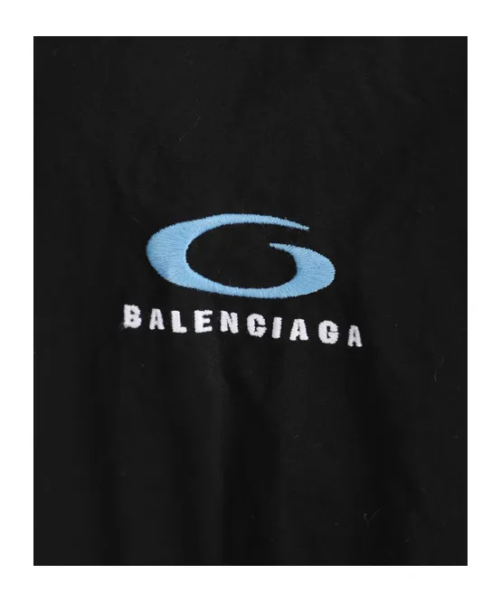 Logo Embroidered Long-Sleeved Shirt