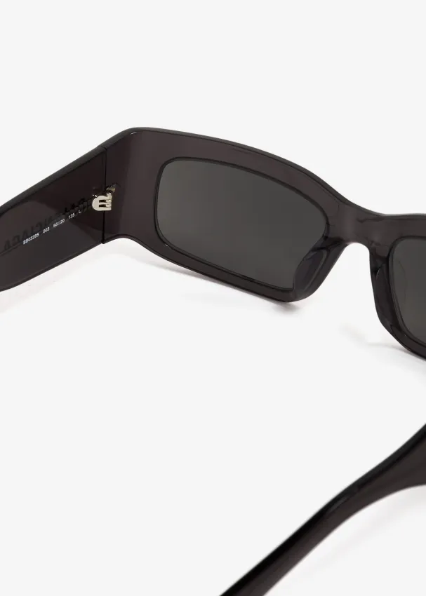 Paper Rectangle Frame Sunglasses